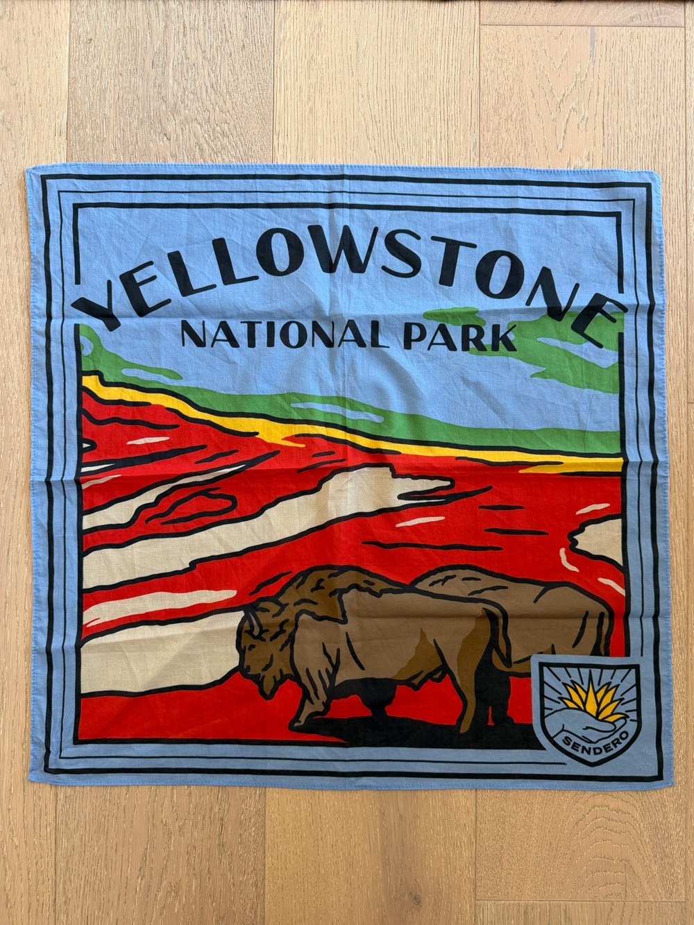 Sendero Provisions Company Yellowstone National Park Bandana